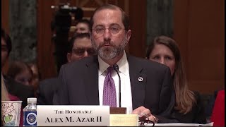 WATCH LIVE HHS secretary testifies on coronavirus Trumps budget proposal cuts to health care [upl. by Benis326]