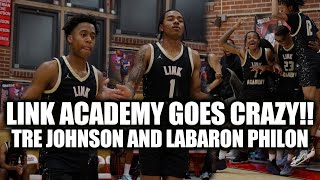 Link Academy takes on cross town team Tre Johnson and Labaron Philon [upl. by Lazaruk118]