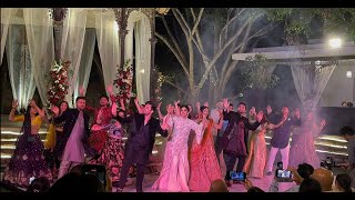 VEEREY DI WEDDING × RAFTA RAFTA × 945🔥  WEDDING CHOREOGRAPHY FRIENDS PERFORMANCEDIMPLE NENWANI [upl. by Tanny]