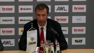 Pressekonferenz Brose Bamberg vs München 7865 [upl. by Weir865]