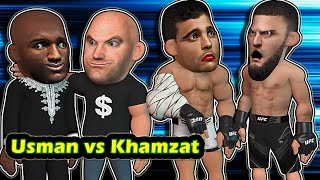 Costa injured  Khamzat vs Usman Official [upl. by Gaylord]