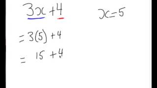 How to Substitute Values in Expressions [upl. by Nal]