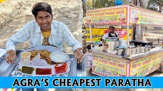 AGRA SPECIAL MIX PARATHA Rs 20 ONLY💯😝Agra Street Food [upl. by Trevorr838]