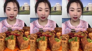 Delicious Eating 38  Thử Thách Ăn Tủy Xương Bò  Beef Bone Marrow Eating Challenge Mukbang [upl. by Anyd]