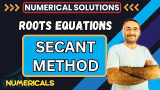 Secant Method  Chord Method  Roots of Equations  Numerical Solutions  Engineering BCA BBA Bcom [upl. by Cicily87]