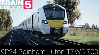 9P24 Rainham  Luton Thameslink 700  Train sim world 5 Southeastern high speed [upl. by Natanoy]