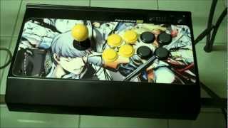 Street Fighter x Tekken Fightstick Pro  Persona 4 Arena Mod [upl. by Suirauqram]