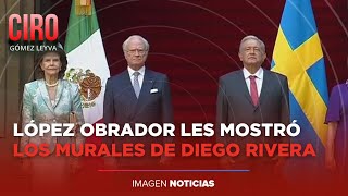 López Obrador recibió a los reyes de Suecia en Palacio Nacional  Ciro Gómez Leyva [upl. by Aicemed]