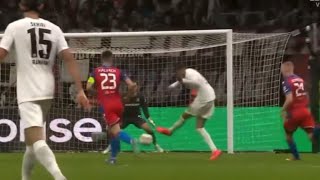 Hugo Ekitike Goal Eintracht Frankfurt vs Viktoria Plzeň 33 All Goals and Extended Highlights [upl. by Rheinlander]