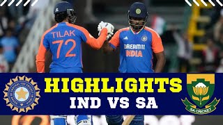 India vs South Africa Highlights  IND vs SA T20 Highlights 2024  Cricket Highlights [upl. by Ellinger467]