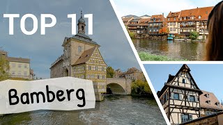 BAMBERG  TOP 11 Sehenswürdigkeiten amp Tipps für deinen Urlaub [upl. by Anaugal]