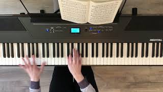 Kingsfold tune hymn playing tutorial  O Sing a Song of Bethlehem  My God I Love Thee [upl. by Eenel984]