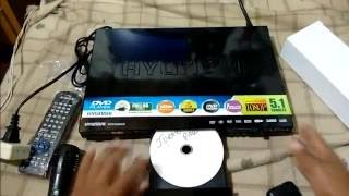 DVD Player Hyundai HYDV 955 HD Unboxing [upl. by Jozef321]