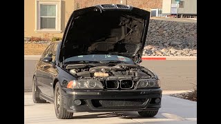 DIY BMW E39 M5 Thermostat Replacement amp Pressure Test [upl. by Sadonia]