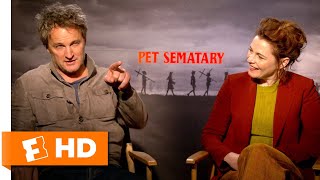 Pet Sematarys Cast on the Price of Resurrection  Pet Sematary Interview  Fandango All Access [upl. by Mitran]