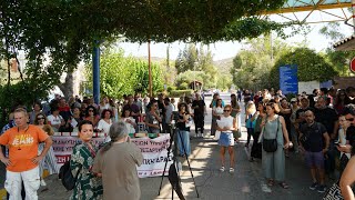 Ο Μ Σελέκος στην κινητοποίηση στο ΨΝΑ Δαφνί για το νομοσχέδιο για την ψυχική υγεία και απεξάρτηση [upl. by Ahsilam447]