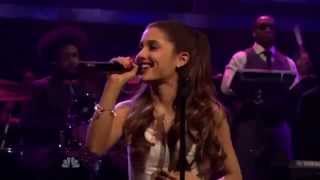 Ariana Grande and Mac Miller Perform The Way live on Jimmy Fallon [upl. by Nirret]