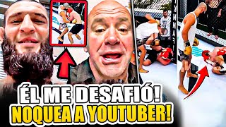 ¡Khamzat golpea BRUTALMENTE a YouTuber en SPARRING VIDEO ¡Michael Page ARREMETE contra Ian Garry [upl. by Mac]