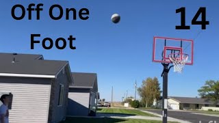 Making 3pointers off one foot [upl. by Akimyt]