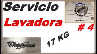 Servicio Lavadora Whirlpool digital 17 Kg video 4 [upl. by Alakcim]