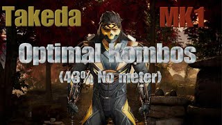 Mortal Kombat 1  Takeda Optimal kombos [upl. by Ursas229]