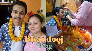 Bhai Dooj Vlog Nepali Bhai Tika Nepali Ritual [upl. by Naimed283]