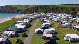 Pentewan Sands Holiday Park in Cornwall  From Above [upl. by Joane]