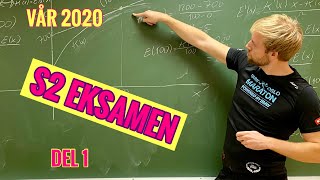 Eksamen Matematikk S2 Vår 2020 Del 1 [upl. by Betti676]