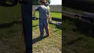 Greenworks pole saw demo [upl. by Cutcliffe]