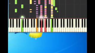 Merle Haggard Okie From Muskogee Piano tutorial by Synthesia [upl. by Redliw]