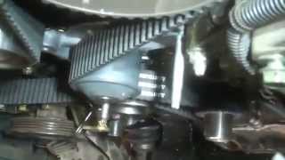 Timing belt replacement water pump Toyota Camry Solara 2004 33L V6 Install Remove [upl. by Jeth]