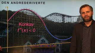 Matematikk R1 Den andrederiverte [upl. by Odrawde]