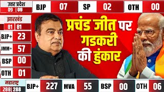 Maharashtra में प्रचंड जीत पर Nitin Gadkari की ये दहाड़ सुन कांप जाएगा MVA [upl. by Aia757]