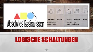 Logische Schaltungen und oder nicht nichtund nichtoder Technik Klasse 10 [upl. by Seumas62]