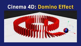 Cinema 4D Creating a Domino Effect [upl. by Aimehs761]