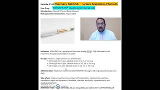 YORVIPATH® palopegteriparatide hypoparathyroidism in adults [upl. by Otte]