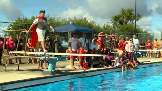 Belly Flop Contest at Lajes Field Azores [upl. by Nelag240]