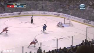 Vladimir Tarasenko  Two 2 Goals in his NHL debut  StLouis Blues  Detroit Red Wings HD [upl. by Alejandra]