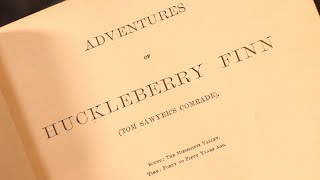 Adventures of Huckleberry Finn Mark Twain First Edition 1885 Peter Harrington Rare Books [upl. by Aileno]