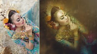 Tutorial Photoshop Indonesia  BLEND amp RETOUCHING PHOTO EFFECT [upl. by Krantz906]