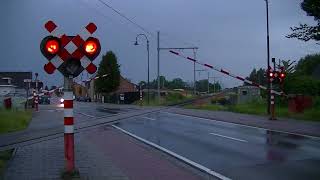 Spoorwegovergang Balen railroad crossing Belgium [upl. by Chariot]