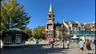 🔴 CANADA Live  MontTremblant Quebec Canada Walk  Autumn Foliage [upl. by Nylinnej]