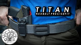 Nexbelt Titan PreciseFit EDC  Gun Belt Great FitGreat Finish [upl. by Nelie]