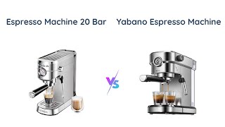 Espresso Machine Comparison 20 Bar vs 15 Bar [upl. by Petrie]