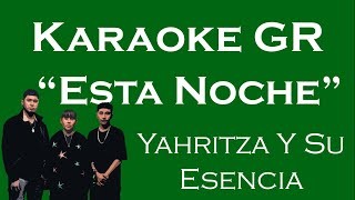 Karaoke  Esta Noche  Yahritza Y Su Esencia [upl. by Gupta]