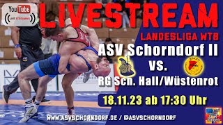 20231118  WRVLandesliga  ASV Schorndorf II vs RG Schwäbisch HallWüstenrot [upl. by Enialahs]