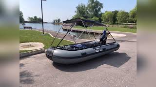 Lake Ontario  STRYKER RANGER LX420 amp Mercury 20 HP EFI [upl. by Nalek717]