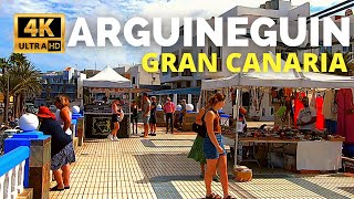 Gran Canaria Arguineguin Walking Tour March 22 2022 🔴 Tuesday Market to Dorado Beach Hotel [upl. by Wat31]