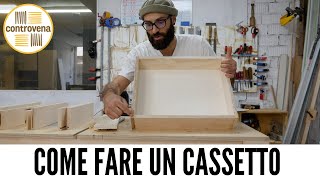 Come fare cassetti in legno fai da te  3 Minuti Di Falegnameria 28 [upl. by Eilraep]