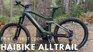 Ebike  First Look at my Haibike Alltrail 4 275 2022 [upl. by Yehus]